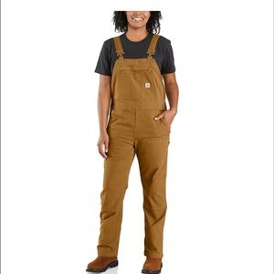 RUGGED FLEX® LOOSE FIT CANVAS BIB OVERALL by Carhartt